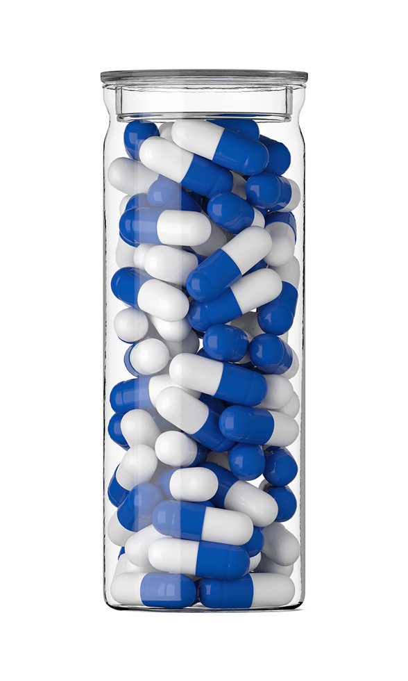 steroid gear caps-white-blue-1 Phentermine HCl 5-HTP Complex Capsules - Image 1